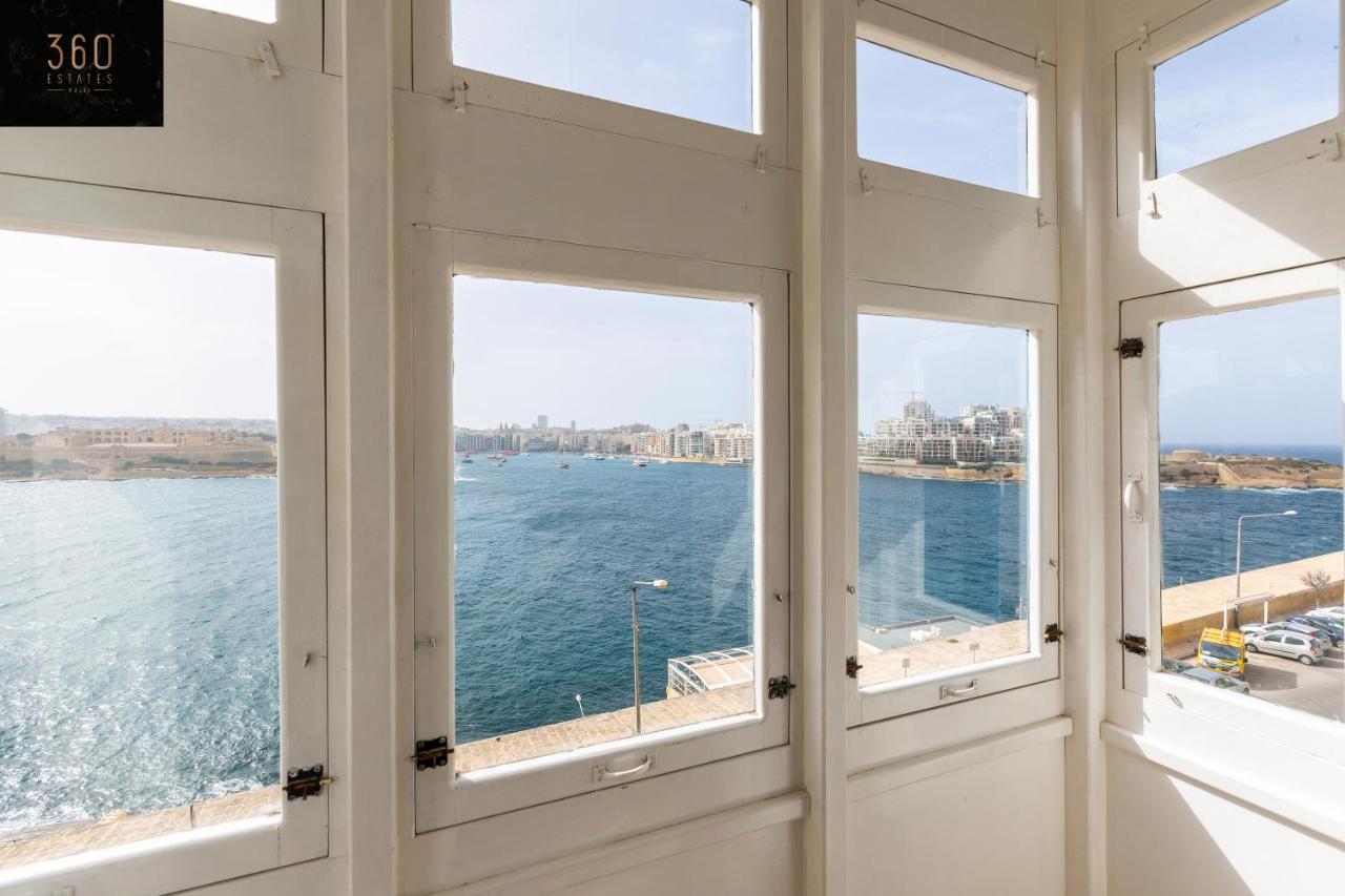 Seafront - Top Location, Top Floor With Wifi & Ac By 360 Estates Valletta Dış mekan fotoğraf