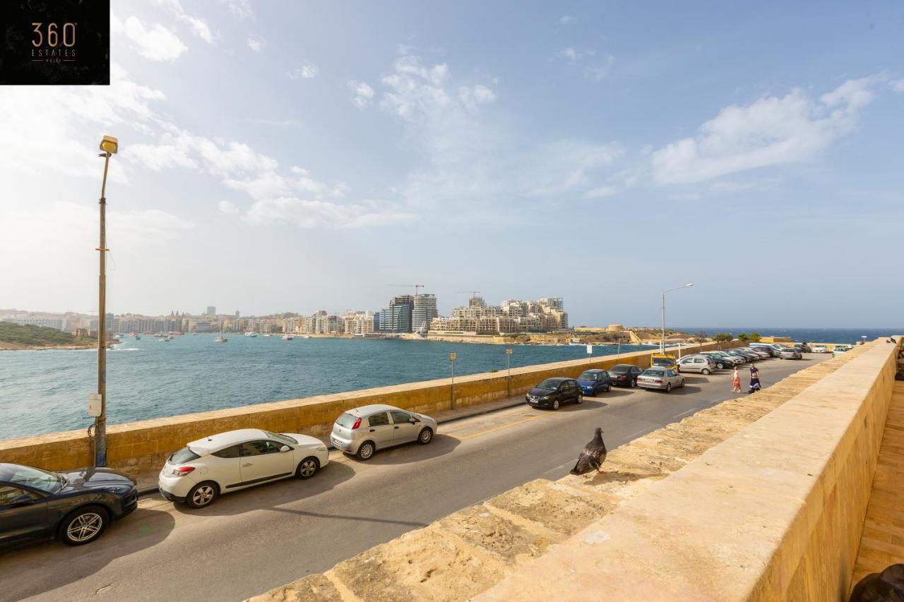 Seafront - Top Location, Top Floor With Wifi & Ac By 360 Estates Valletta Dış mekan fotoğraf